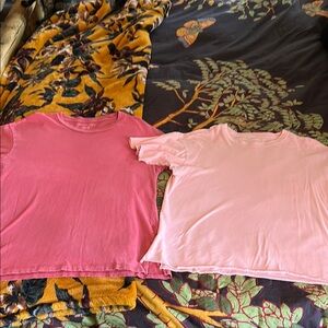 American eagle oversized Pink T-Shirt Set